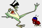frog stomping flea